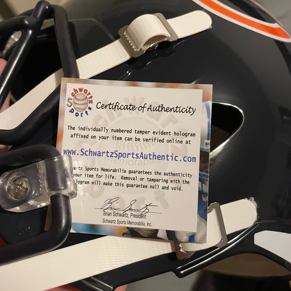 Mike Singletary Signed " HOF 98 " Bears - Picture 2 of 4